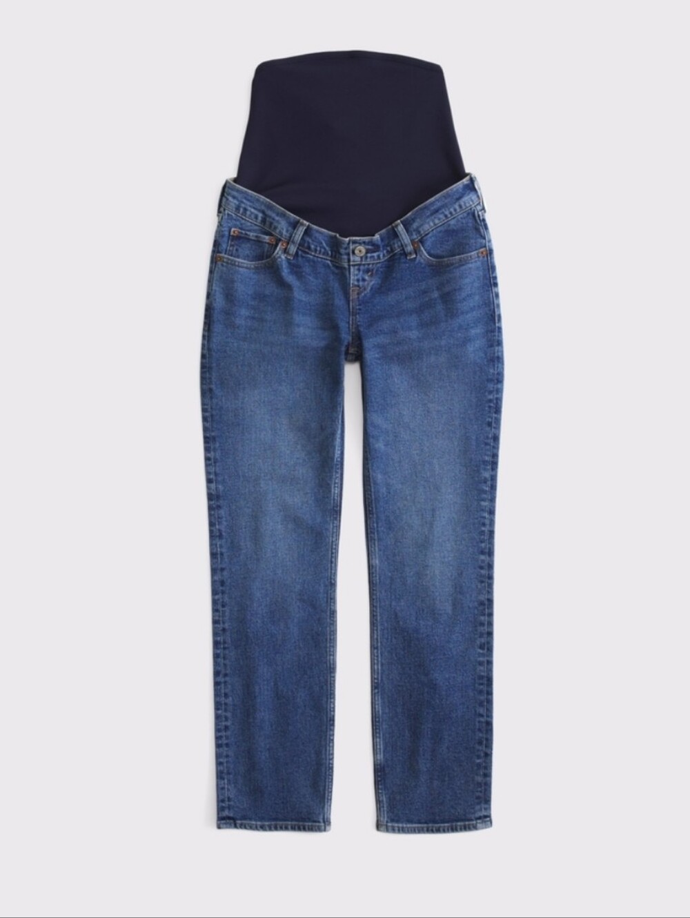 NWOT, Abercrombie & Fitch • Maternity Straight Ankle Jeans, Size 24 Long